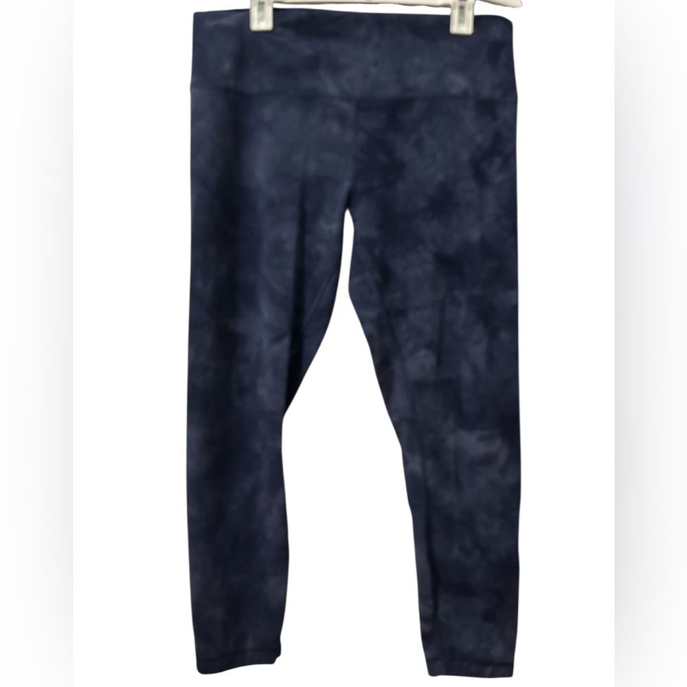 Lululemon Wunder Train Tight 25 Inseam Diamond Dye Naval Blue size 16 - Picture 8 of 9